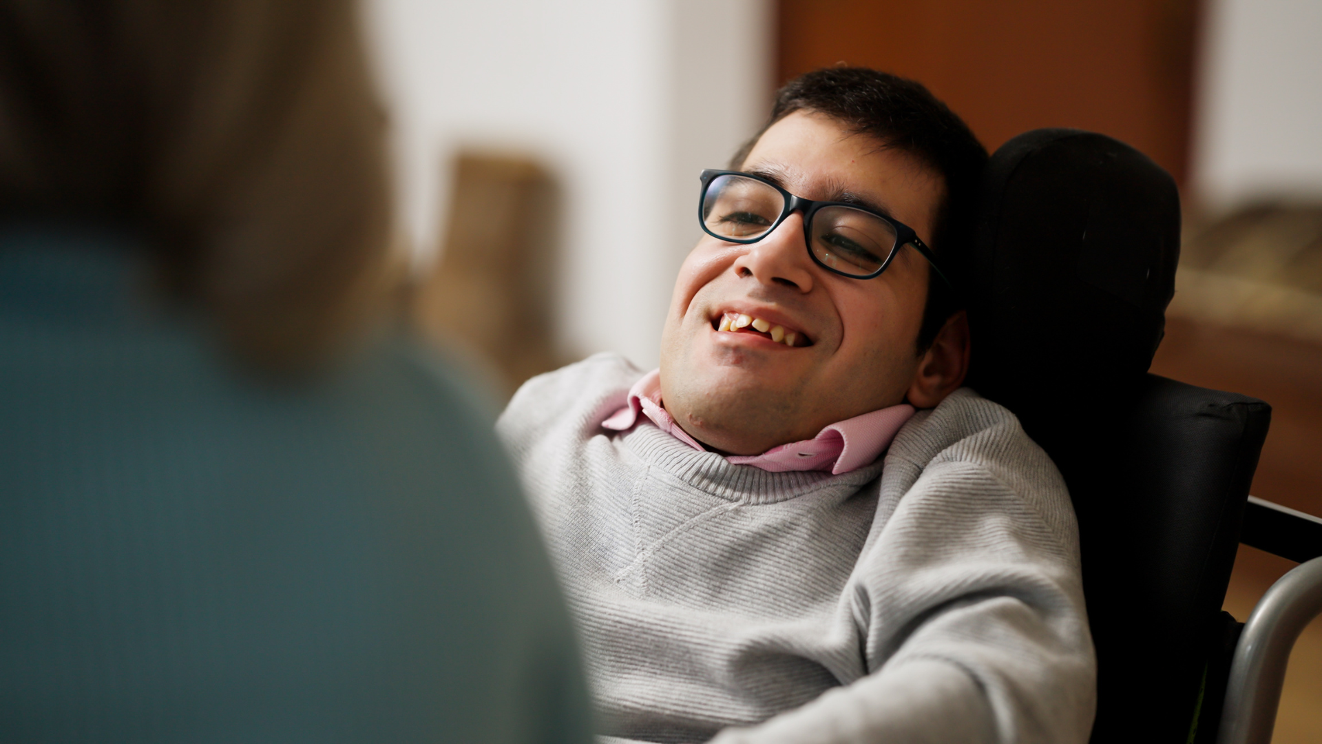 Disasbled man in a wheelchair