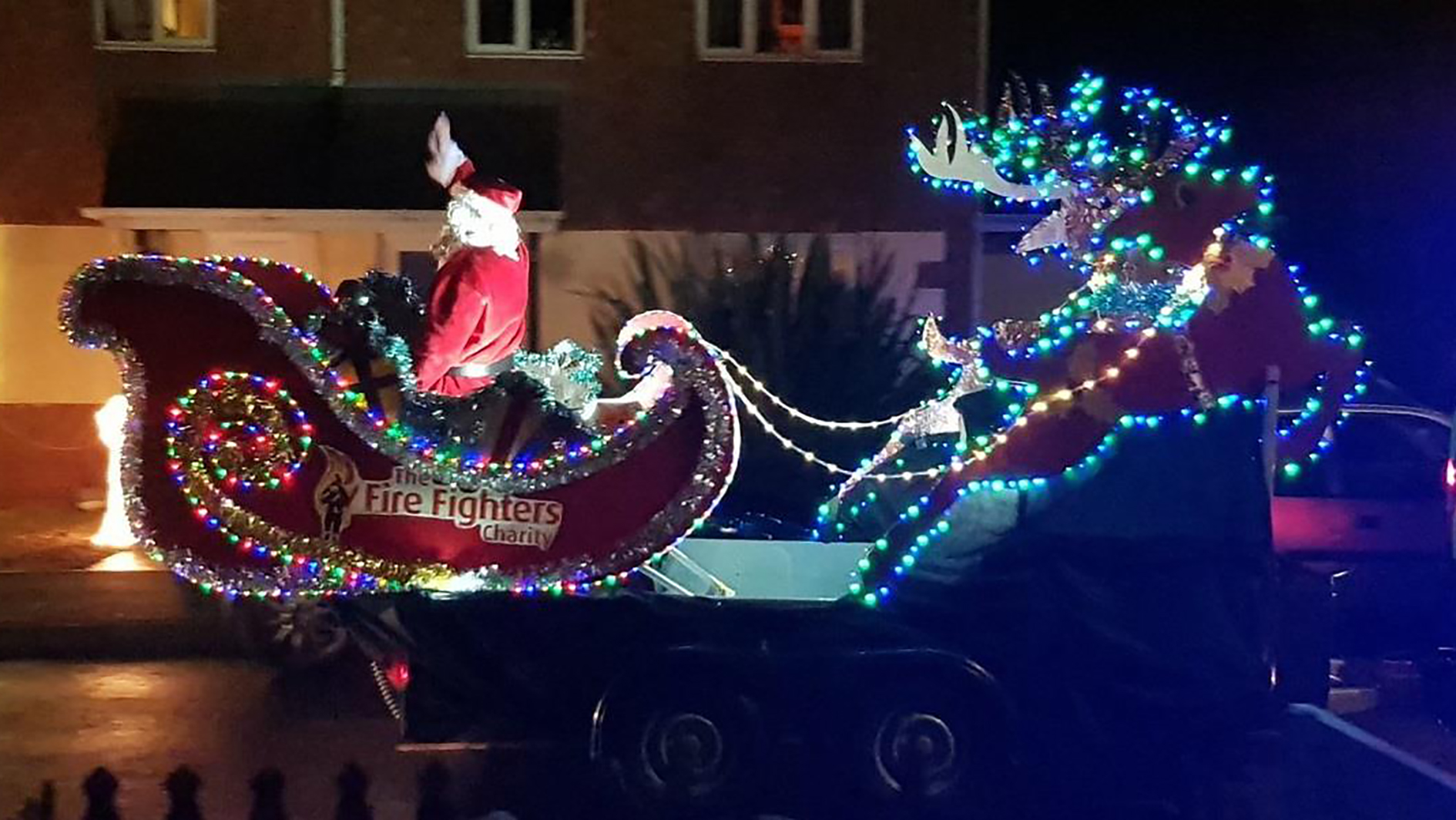 Fire and Rescue&#039;s Santa sleigh