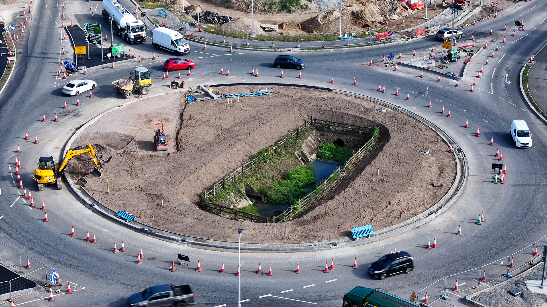 A16 Springfield Roundabout October