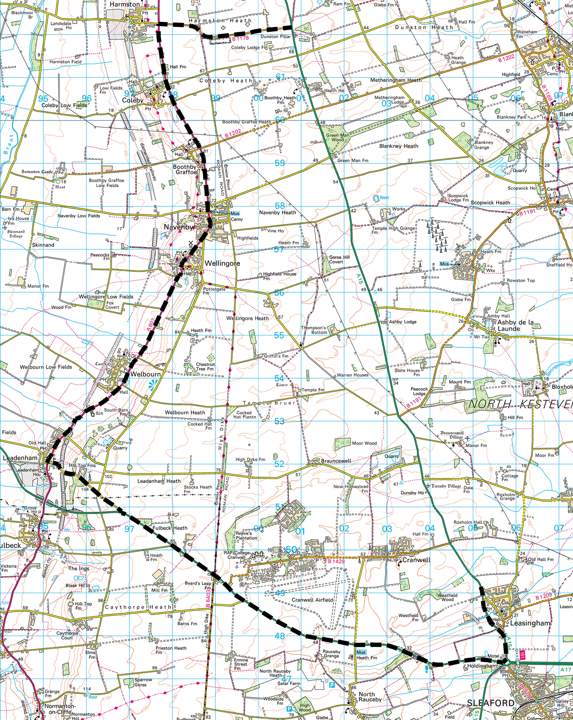 Diversion route A15