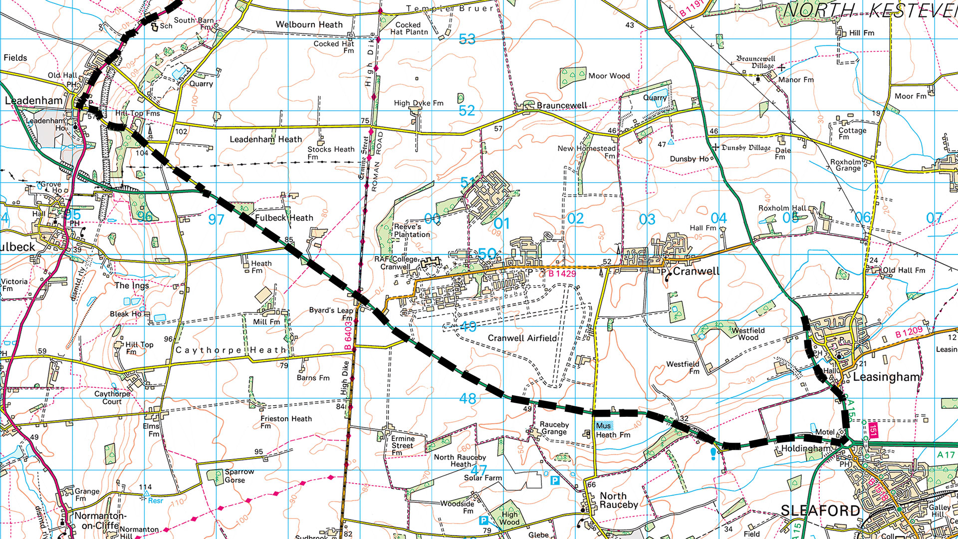 Diversion route A15 web