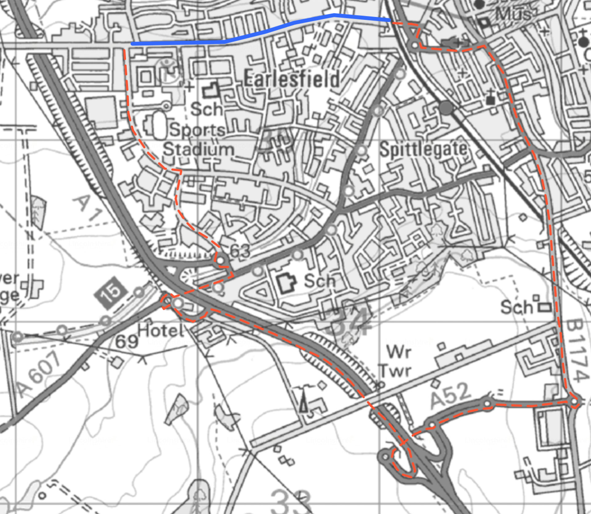 Diversion Route Dysart Road phase 1 - HGV