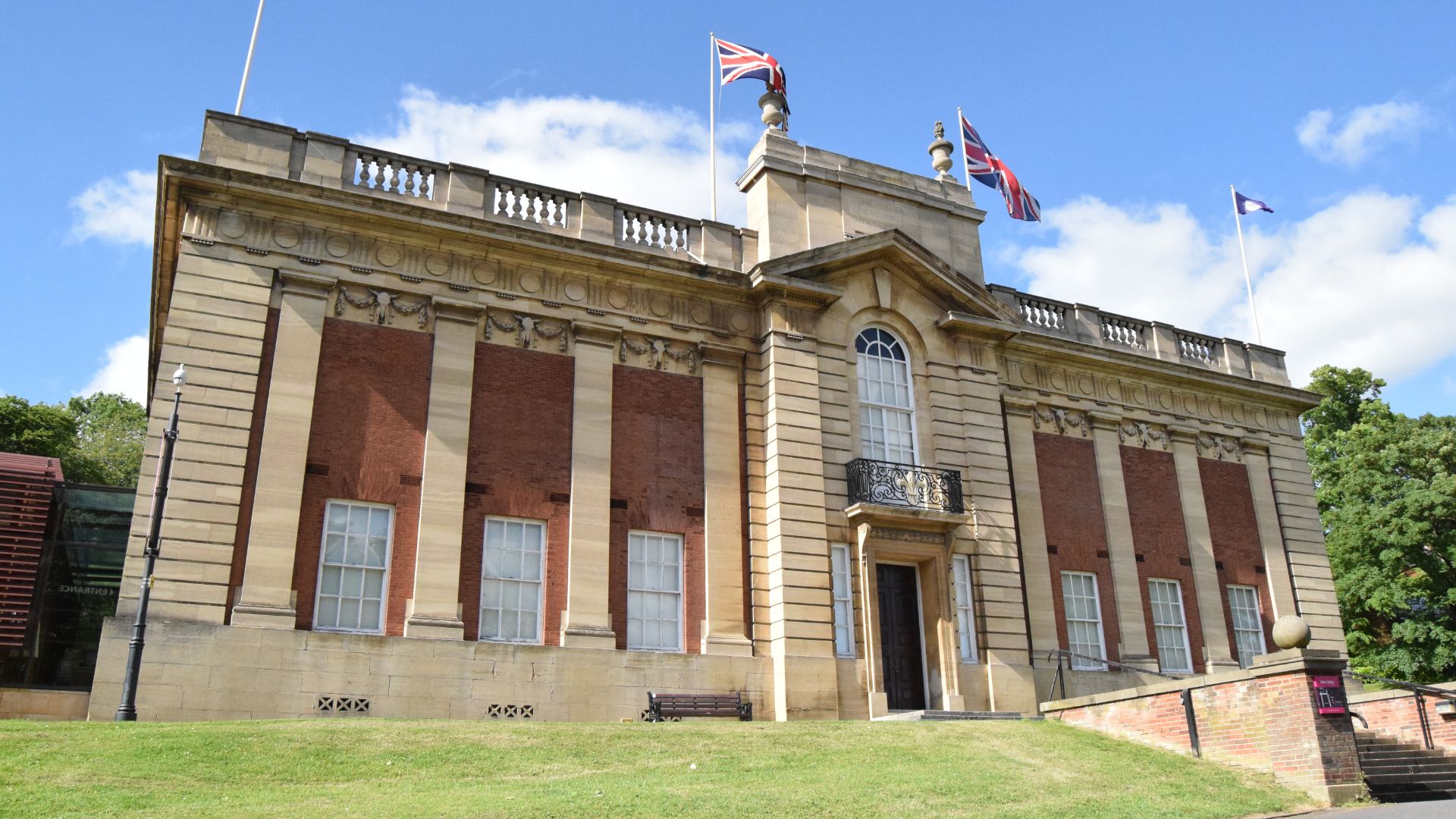 Usher Gallery outside building