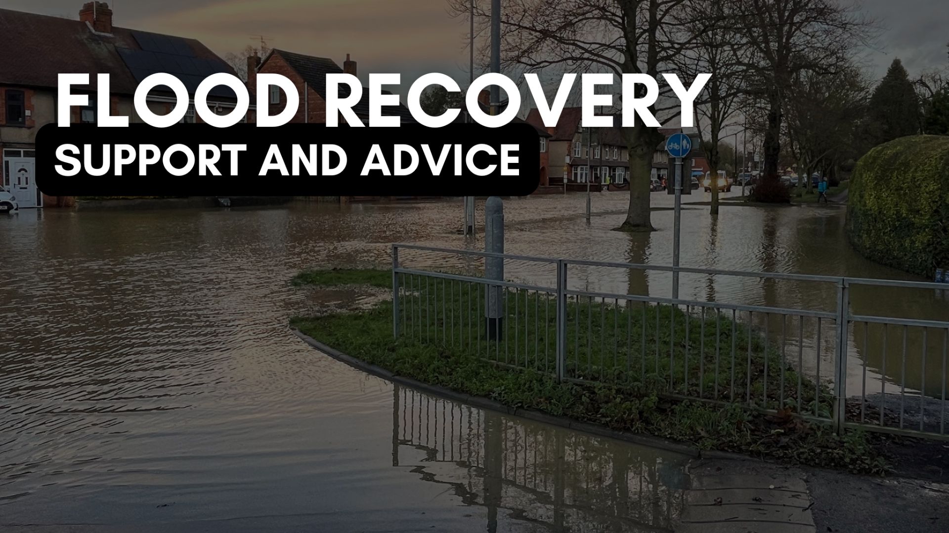 Flood recovery, flooded Lincolnshire