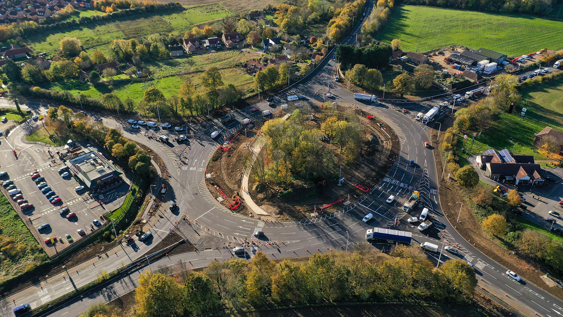 Holdingham Roundabout - Nov 2021