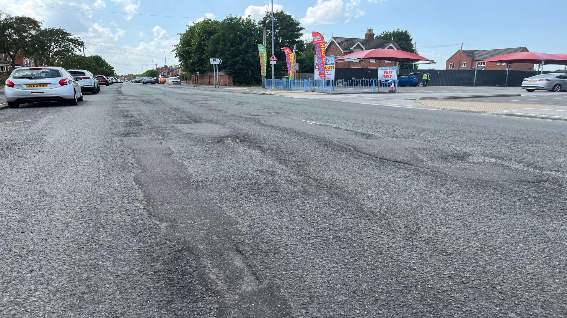 Sleaford resurfacing - before