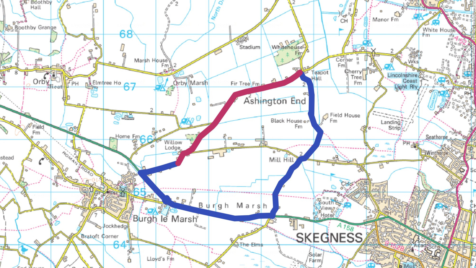 The diversion route for the resurfacing