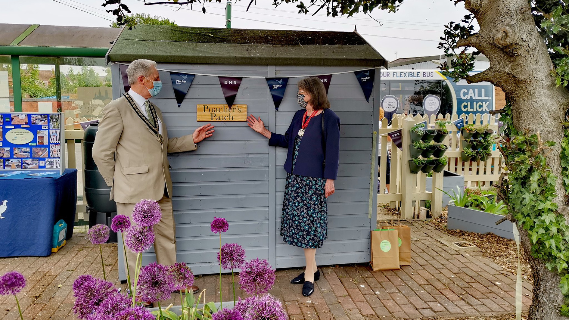 Mayor and mayoress of sleaford