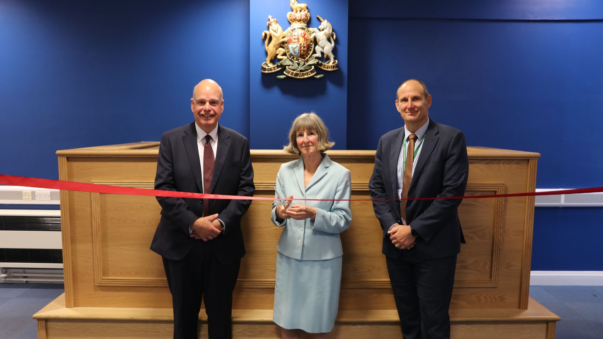 HM Senior Coroner Paul Smith, Cllr Sue Woolley, assistant director for public protection Martyn Parker.