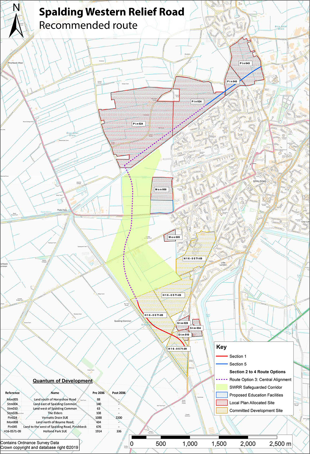 Swrr recommended route map full