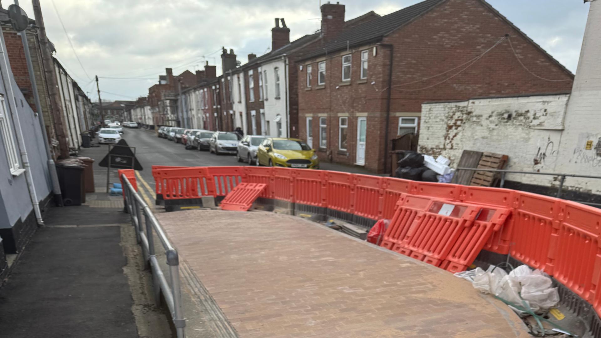 Sincil Bank - repairs to road