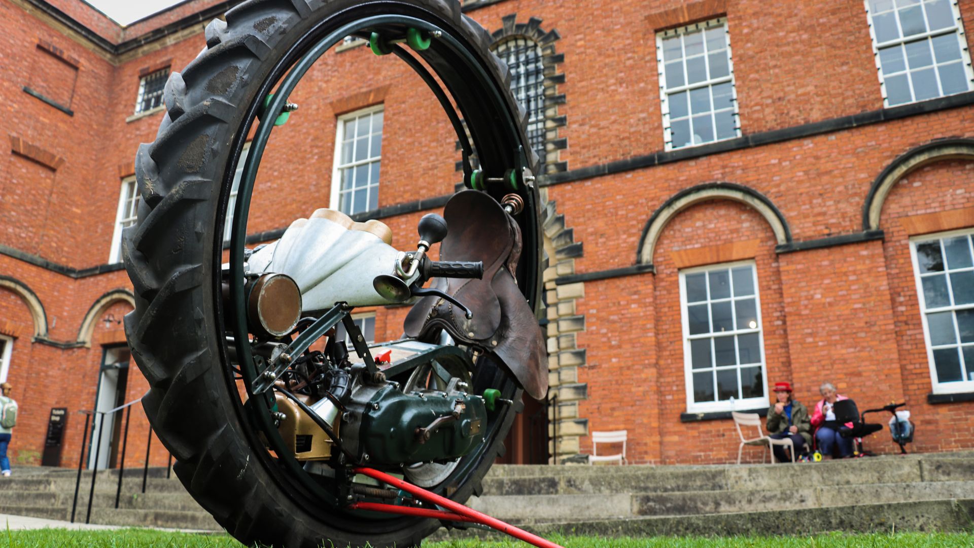 Steampunk festival in the Lincoln Castle grounds