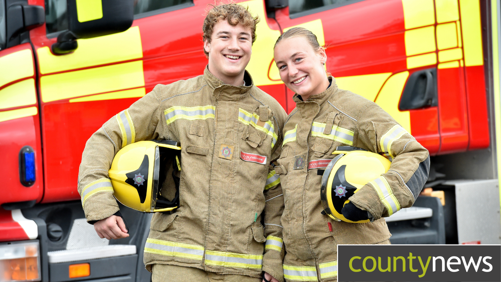 Brother and sister firefighters